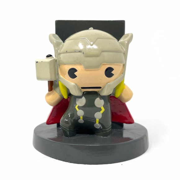 Miniso Miniature Thor With Hammer and Helmet Marvel Pencil Holder Super Fun! - Picture 1 of 9